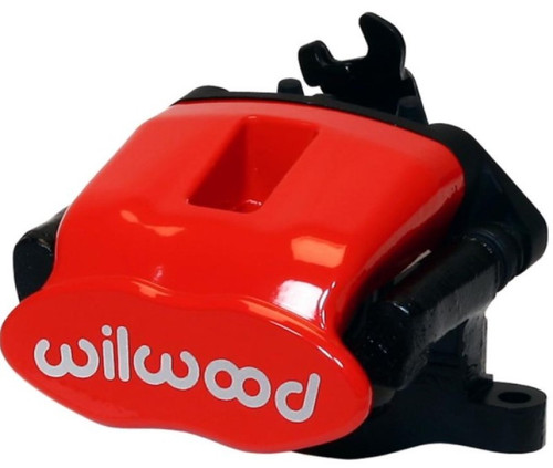 Wilwood Caliper-Combination Parking Brake-Pos 6-R/H-Red 41mm piston .81in Disc - 120-10113-6-RD
