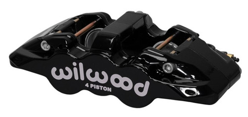 Wilwood Caliper-Aero4-R/H - Black 1.88/1.62in Pistons 1.25in Disc - 120-13285-BK