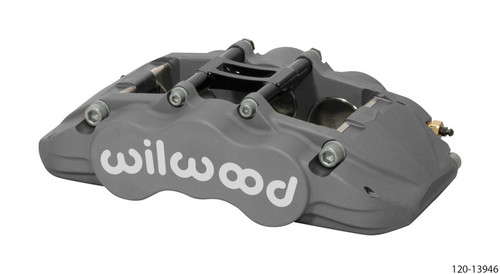 Wilwood Caliper-GN6R-R/H-Black Ano (.80 Thk Pad) 1.75/1.38/1.38in Pistons 1.38in Disc - 120-13946