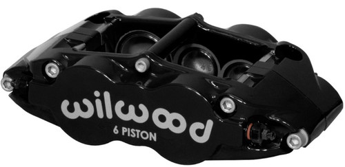 Wilwood Caliper-Forged Narrow Superlite 6R-L/H - Aluminum 1.75/1.25in/1.25in Pistons - 1.10in Rotor - 120-14540-BK
