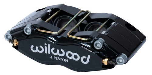 Wilwood Caliper- DPR-DS - Black 1.25in Piston .38/.500in Rotor - Dust Seal - 120-14698-BK