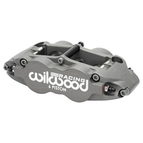 Wilwood Caliper Forged Narrow Superlite 6R R/H 1.62in/1.12in/1.12in Pistons .38in Rotor - Anodized - 120-17507 Photo - Primary