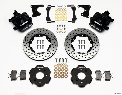 Wilwood Combination Parking Brake Rear Kit 11.00in Drilled Civic / Integra Drum 2.71 Hub Offset - 140-10210-D