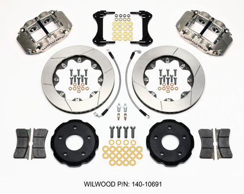 Wilwood Forged Superlite 4R ST BB Front Kit Road Race 98-02 Camaro/Firebird - 140-10691