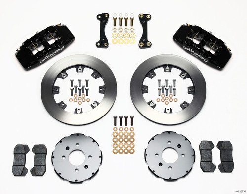 Wilwood Dynapro 6 Front Hat Kit 12.19in 90-99 Civic w/240 mm Disc - 140-10736