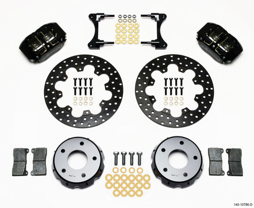 Wilwood Dynapro Radial Front Drag Kit 11.75in Drilled 98-02 Camaro/Firebird - 140-10786-D