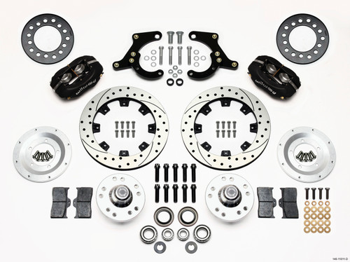 Wilwood Forged Dynalite Front Kit 11.75in Drilled 59-64 Chevy Impala / 63-64 Corvette - 140-11011-D