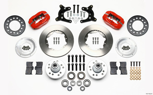 Wilwood Forged Dynalite Front Kit 11.00in Red 62-72 CDP A Body - 9in Drum - 140-11022-R