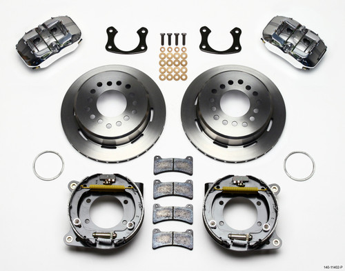 Wilwood Dynapro Low-Profile 11.00in P-Brake Kit - Polish New Big Ford 2.36in Offset - 140-11402-P