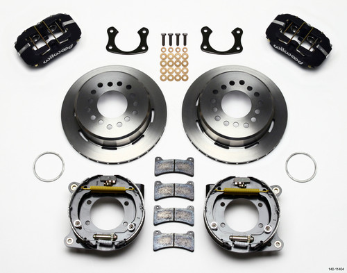 Wilwood Dynapro Low-Profile 11.00in P-Brake Kit New Big Ford 2.50in Off Front Mount - 140-11404