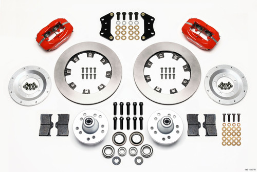 Wilwood Forged Dynalite Front Kit 12.19in Red Magnum Force Drop Spndle - 140-11547-R