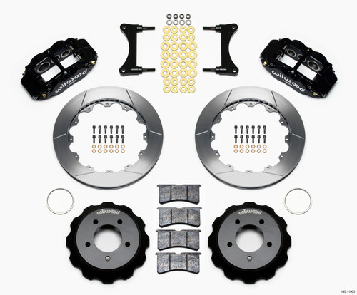 Wilwood Narrow Superlite 6R Front Hat Kit 12.88in 93-96 Mazda RX7 - 140-11963