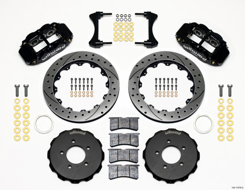 Wilwood Narrow Superlite 6R Front Hat Kit 12.88in Drilled 2006-Up Civic / CRZ - 140-11978-D