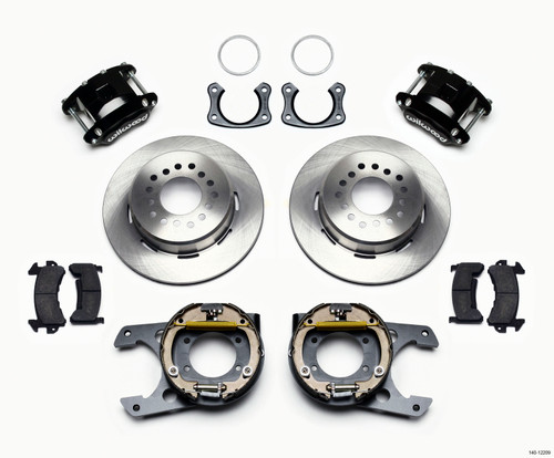 Wilwood D154 P/S Park Brake Kit New Big Ford 2.50in Offset - 140-12209