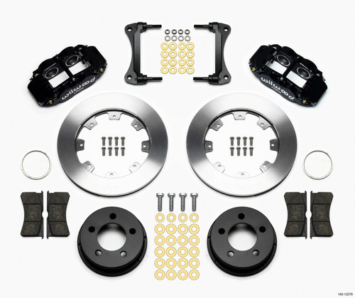 Wilwood Narrow Superlite 4R Front Kit 12.19in 87-89 Jeep YJ - 140-12576