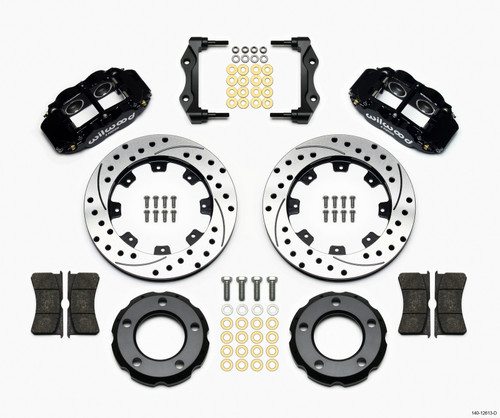 Wilwood Narrow Superlite 4R Front Kit 12.19in Drilled 82-86 Jeep CJ - 140-12613-D