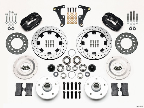 Wilwood Forged Dynalite Front Kit 11.75in Drilled 40-52 Oldsmobile - 140-12617-D