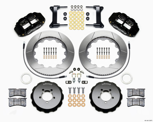 Wilwood Narrow Superlite 6R Front Hat Kit 14.00in 1999-2012 Subaru WRX w/Lines - 140-12875