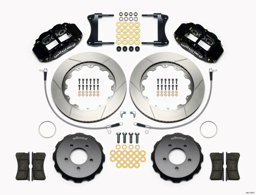 Wilwood Narrow Superlite 6R Front Hat Kit 14.00in 2005-Up Mazda Miata w/ Lines - 140-12911