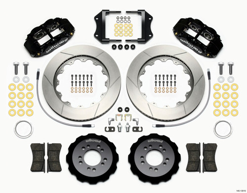 Wilwood Narrow Superlite 6R Front Hat Kit 14.00in 2013-Up Ford Focus ST w/ Lines - 140-13019