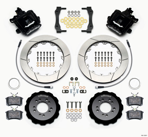 Wilwood Combination Parking Brake Rear Kit 12.88in 2013-Up Ford Focus ST w/ Lines - 140-13031