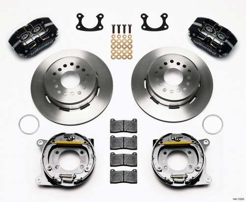 Wilwood Dynapro Dust-Boot P/S Park Brake Kit Small Ford 2.66in Offset - 140-13205
