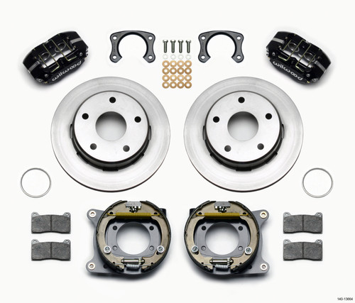 Wilwood Dynapro Lug Mount P/S Park Brake Kit Big Ford New 2.38in Off Bronco 5 x 5.50 - 140-13664
