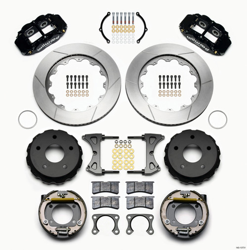 Wilwood Narrow Superlite 4R Rear P-Brk Kit 14.00in Big Ford 2.00in Off Bronco 5 x 5.50 - 140-13731