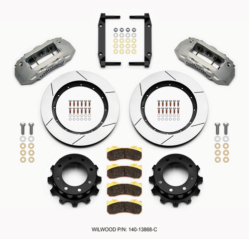 Wilwood TX6R Rear Kit 15.50in Clear Ano 2005-2012 Ford F250/F350 4WD - 140-13868-C