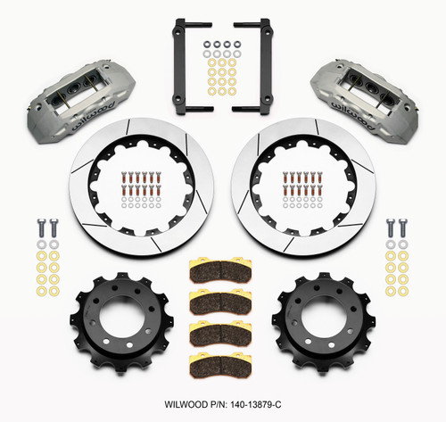 Wilwood TX6R Rear Kit 16.00in Clear Ano 1999-2010 GM Trk 2500 HD 4.84 Cntr - 140-13879-C