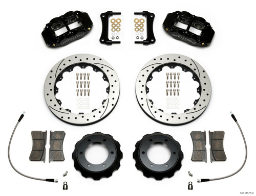 Wilwood Narrow Superlite 6R Front Kit 12.88in Drilled Rotor w/ Lines 05-15 Toyota Tacoma - 140-14577-D