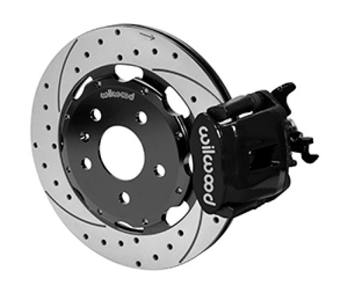 Wilwood 03-08 Audi A4 Caliper-Combination Parking Brake Rear 12.19 Rotor - Black - 140-14591-D