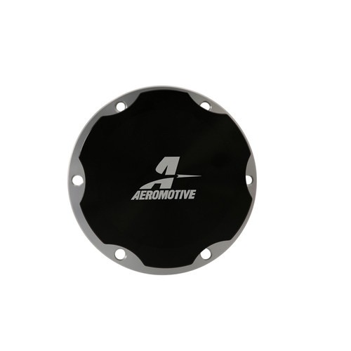 Aeromotive Fill Cap - Screw-On - 3in - Flanged - 6-Bolt - Black - 18730