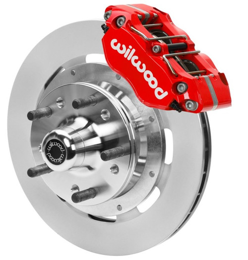 Wilwood 70-81 FBody/75-79 A&XBody Dynapro Frt Brk Kit 11.75in Rtr Red Caliper Use w/ ProDrop Spindle - 140-15981-R