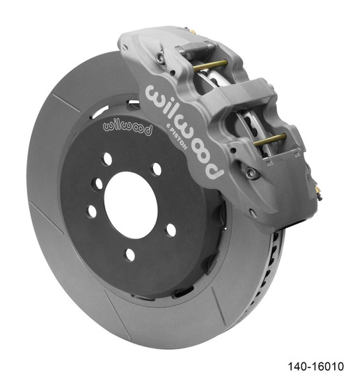 Wilwood AERO6 Front Brake Kit 14.00 Slotted 96-99 BMW M3 w/Lines - 140-16010