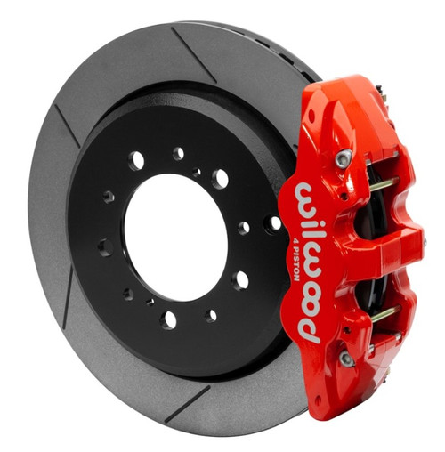 Wilwood AERO6 Rear Brake Kit 14.5in 2016-2018 Toyota Land Cruiser (J200) w/ Lines - Red - 140-16047-R