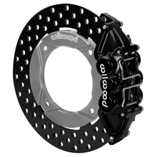 Wilwood 2019 Polaris Turbo UTV6 Rear Kit 11.25in Drilled - Black - 140-16631-D Photo - Primary