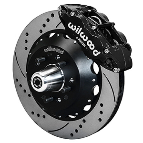 Wilwood 55-57 Chevy Bel Air Superlite 6R Kit, 5 x 4.50in/4.75in Hub - 14.00in D&S Rotor - 140-16909-D