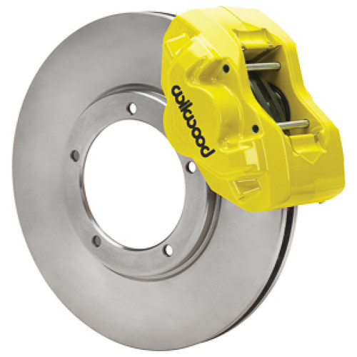 Wilwood 84-89 Porsche 911 D45 11.10in. Front Brake Kit w/ Flex Lines - Yellow - 140-17654-Y Photo - Primary