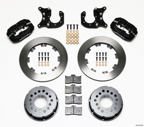 Wilwood Forged Dynalite P/S Rear Kit Ford 8.8 w/2.5in Offset-5 Lug - 140-3018-B