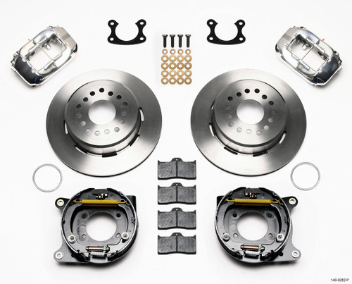 Wilwood Forged Dynalite P/S Park Brake Kit Polish Small Ford 2.50in Offset - 140-9282-P