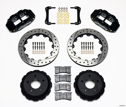Wilwood Narrow Superlite 4R Rear Kit 12.88in Drilled 98-02 Camaro/Firebird - 140-9830-D