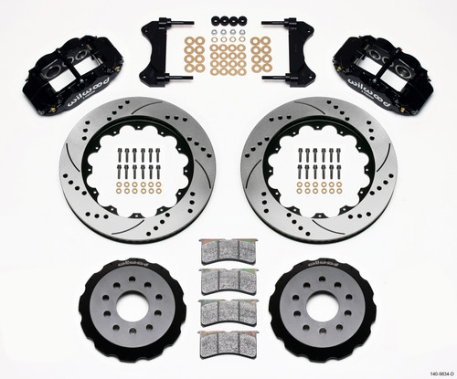 Wilwood Narrow Superlite 6R Front Hat Kit 14.00in Drilled 98-02 Camaro/Firebird - 140-9834-D