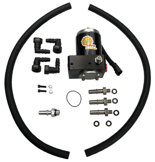 PureFlow Raptor 98.5-02 Dodge 5.9L Cummins FRRP-150 Factory Replacement Fuel Pump w/Big Line Kit - R3SBD150