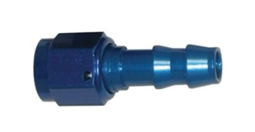 Wilwood Fitting Straight -6 Swivel to 3/8 Hose Barb Aluminum - 220-7534