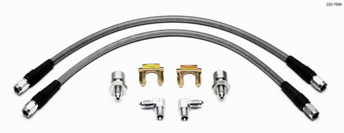 Wilwood Flexline Kit 55-57 Chevy w/ Forged Dynalite Front Caliper - 220-7699