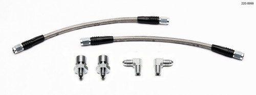 Wilwood GM 1500/2500 Rear (w/13in Rotor) 10in OAL Flexline Brake Hose w/Fittings - 220-8999