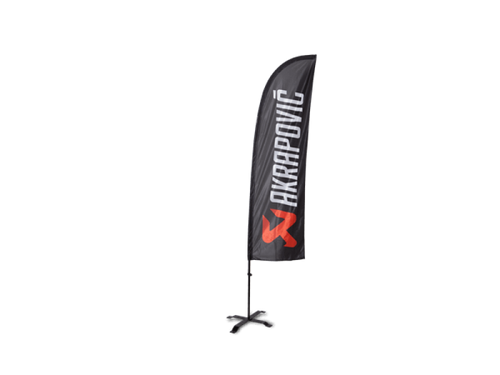 Akrapovic Self standing beach flag set - small - 801587