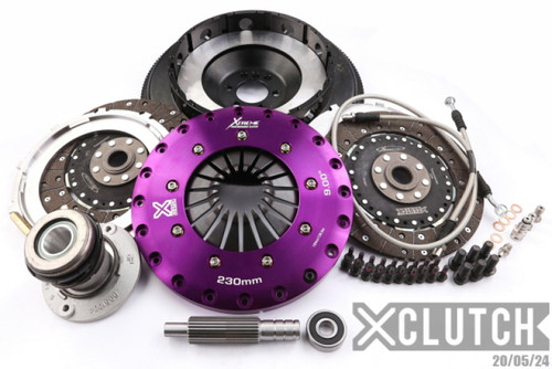 XClutch 15-17 Chevrolet SS Base 6.2L 9in Twin Solid Organic Clutch Kit - XKGM23632-2G