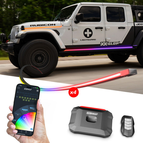 XK Glow Addressable Accent Light Strip Kit For Jeep - Case of 20 - MX-BG-JP-ADV User 1
